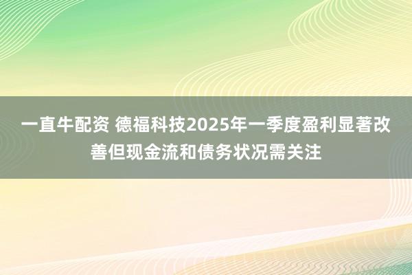一直牛配资 德福科技2025年一季度盈利显著改善但现金流和债务状况需关注