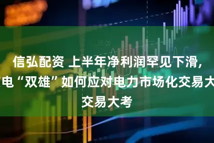 信弘配资 上半年净利润罕见下滑, 核电“双雄”如何应对电力市场化交易大考